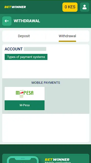 betwinner withdrawal in kenya 
