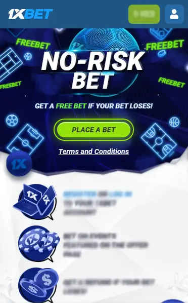 1xBet No-Risk Bet Bonus