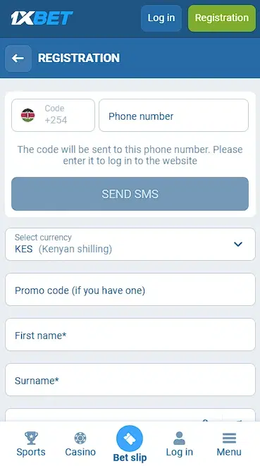 Can I register on 1xBet via the app?