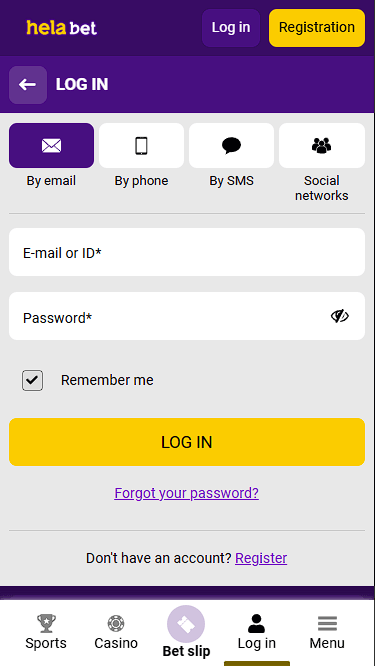 helabet login