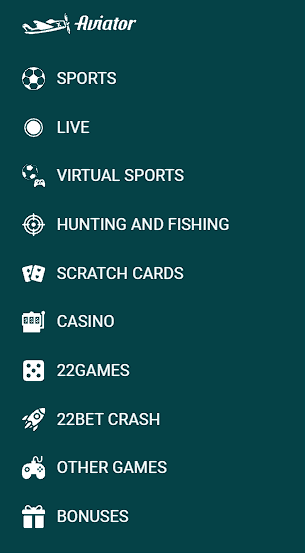 22bet options