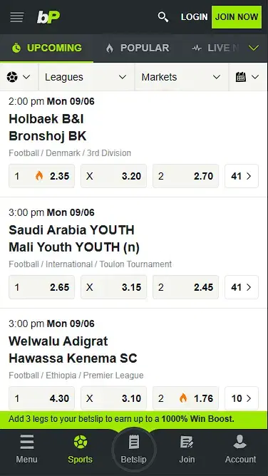 BetPawa Betting
