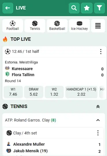 Betwinner Live