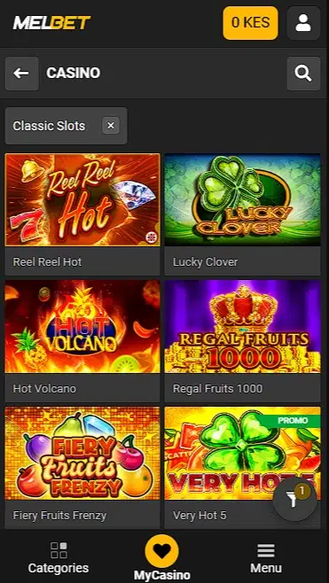 Melbet Slots