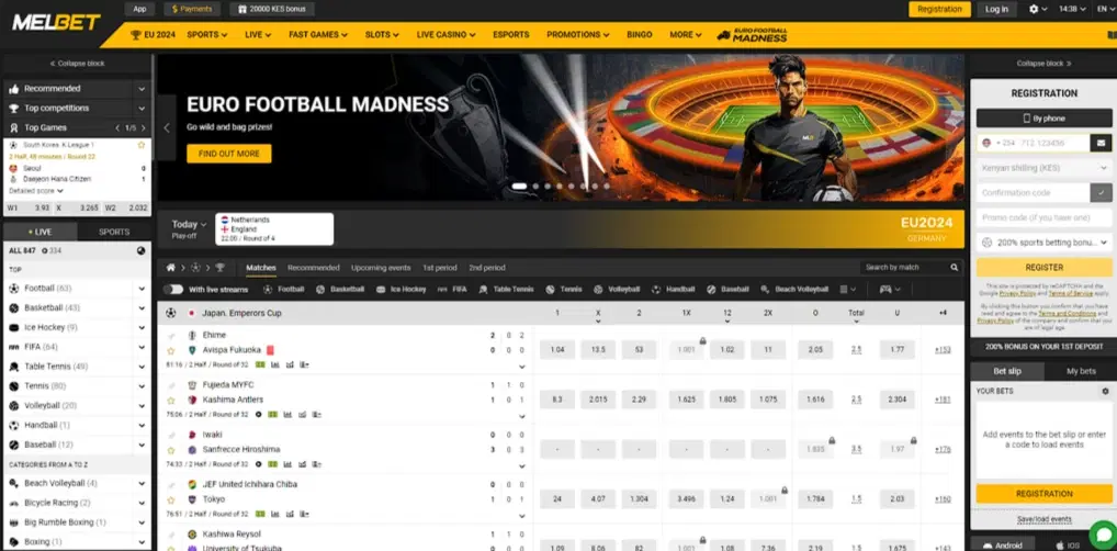 Melbet website