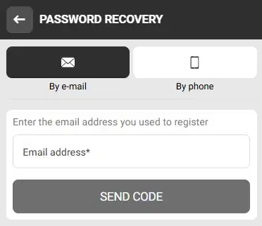 Password Recovery Using Email