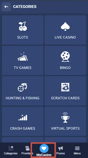 What games 1xBet Casino Kenya offers?