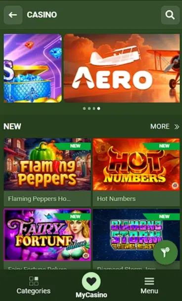 Casino Games on Linebet Kenya
