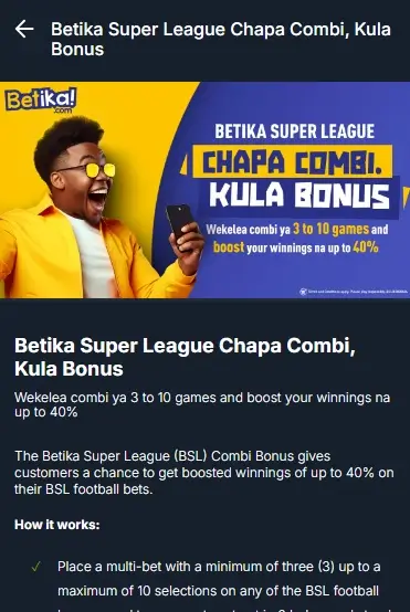 Betika Chapa Combi Bonus