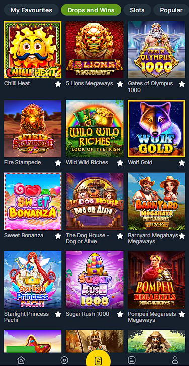 Betika casino Drops and Wins