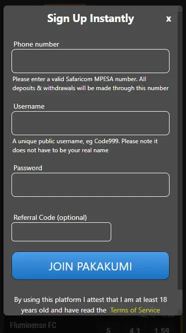 Registration Form