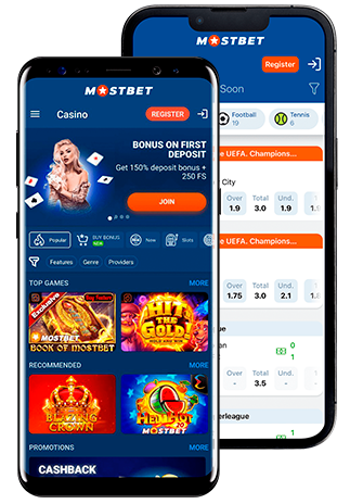 Download Mostbet app for iOS