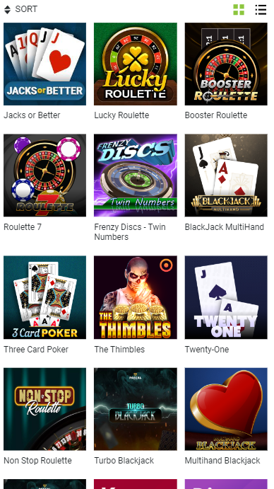 Table & Card games on BetPawa