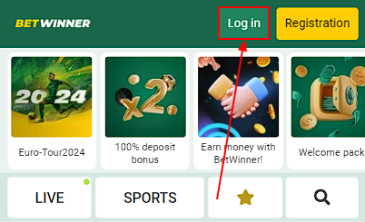 Betwinner login

