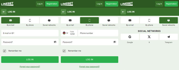 Linebet login