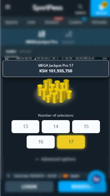 Prize Fund Mega Jackpot Pro Bonus from SportPesa