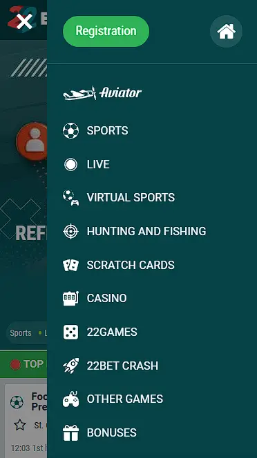 22bet mobile site