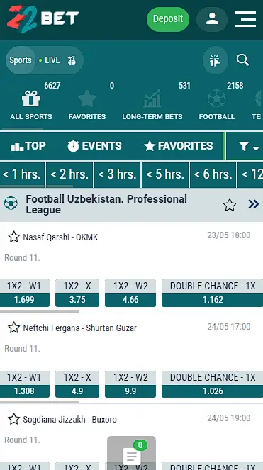 22bet mobile site kenya