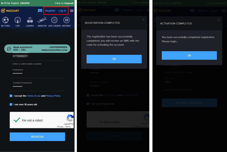 mozzartbet regisatration