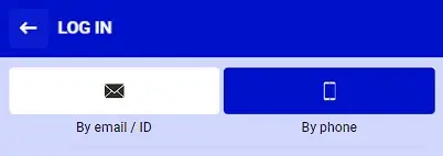 Paripesa App Login Form