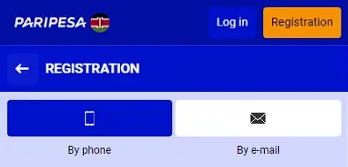how to create an account at Paripesa