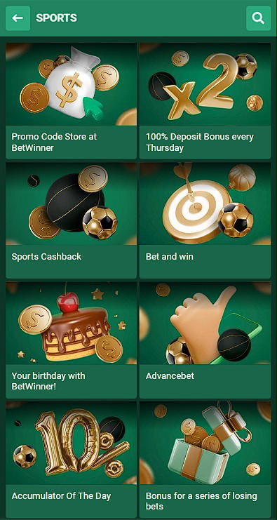 betwinner sport bonus

