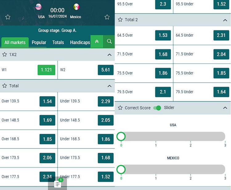 22bet types of bets in the app