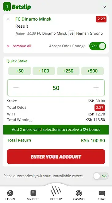 betlion bet slip