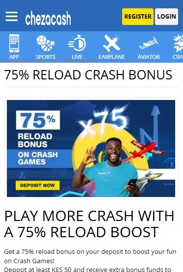 Chezacash Reload Bonus