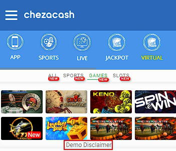 Chezacash slots