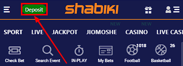 How to make deposit at Shabiki?