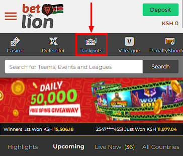 betlion jackpot