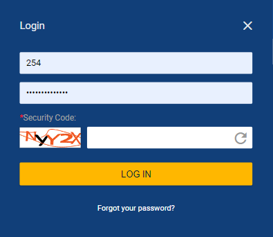 JamboBet login