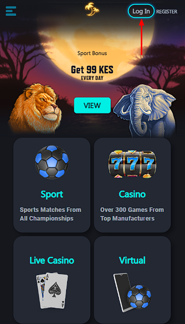 Palms bet login

