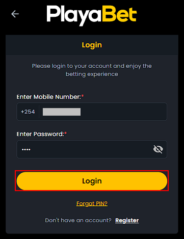 Playabet login kenya sign up