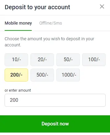 Odibets Deposit Form