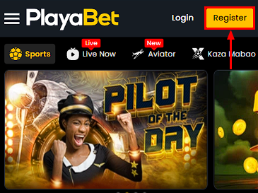 PlayaBet register

