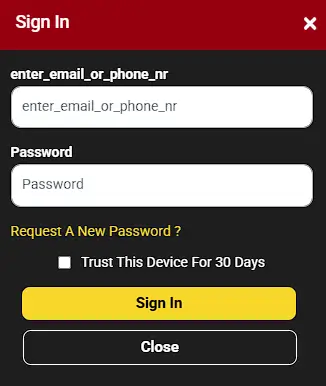 starbet login
