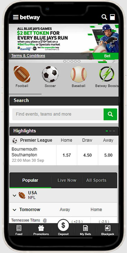 Betway sport app