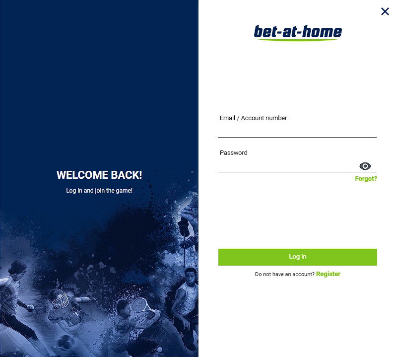 Bet at home authorization form