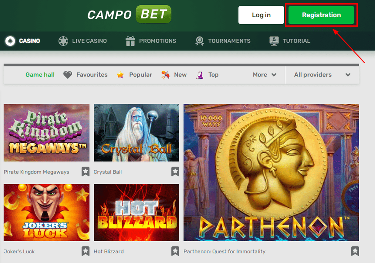 Campobet register online