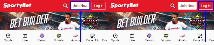 Sportybet virtuals games login and sing up