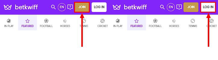 Betkwiff Kenya sign up and login