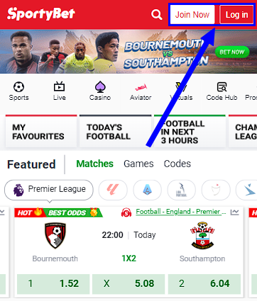 sportybet account 