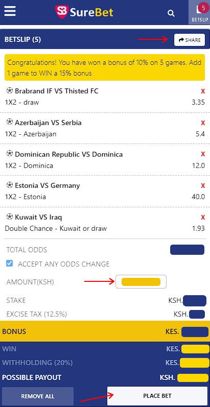 surebet betslip