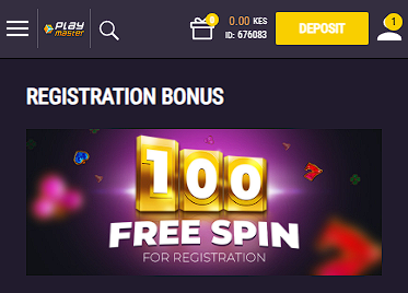 Playmaster Kenya Registration Bonus