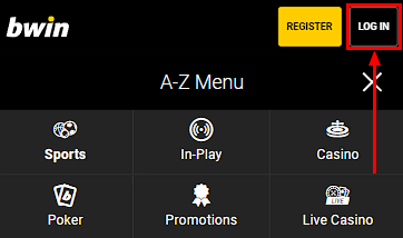 bwin login