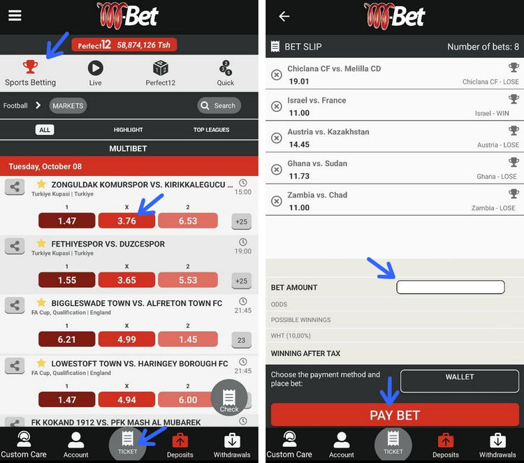 M-bet betslip