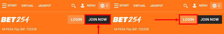 Bet254 login