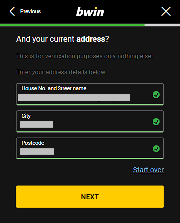 bwin how to create account